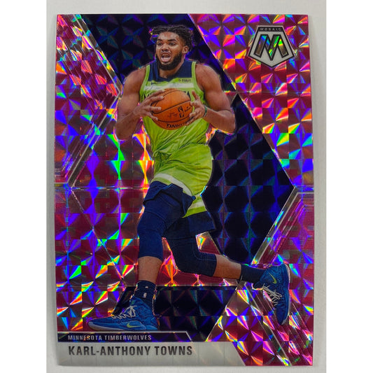 2019-20 Mosaic Karl-Anthony Towns Pink Camo Prizm