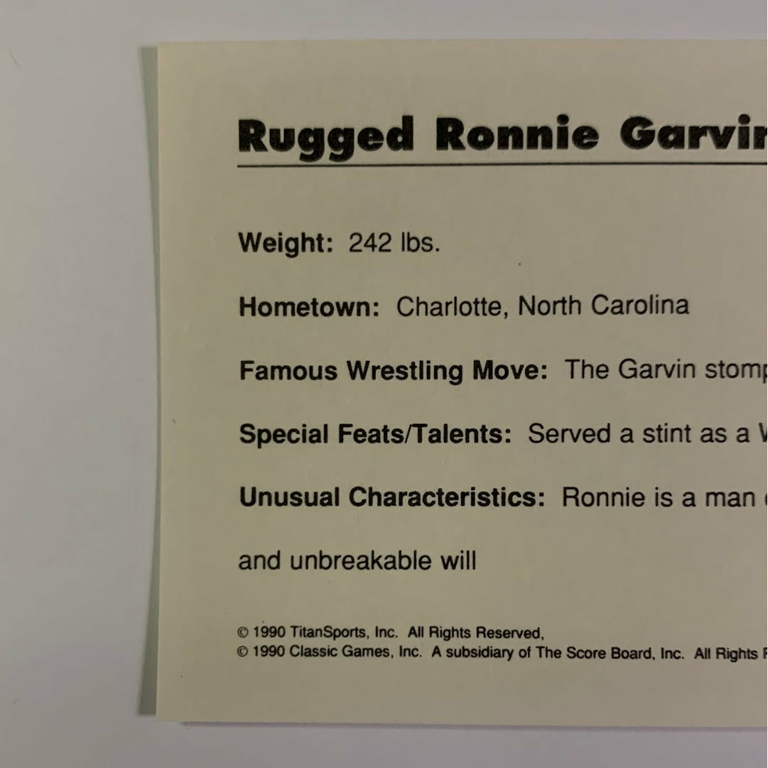 1990 Titan Sports Rugged Ronnie Garvin