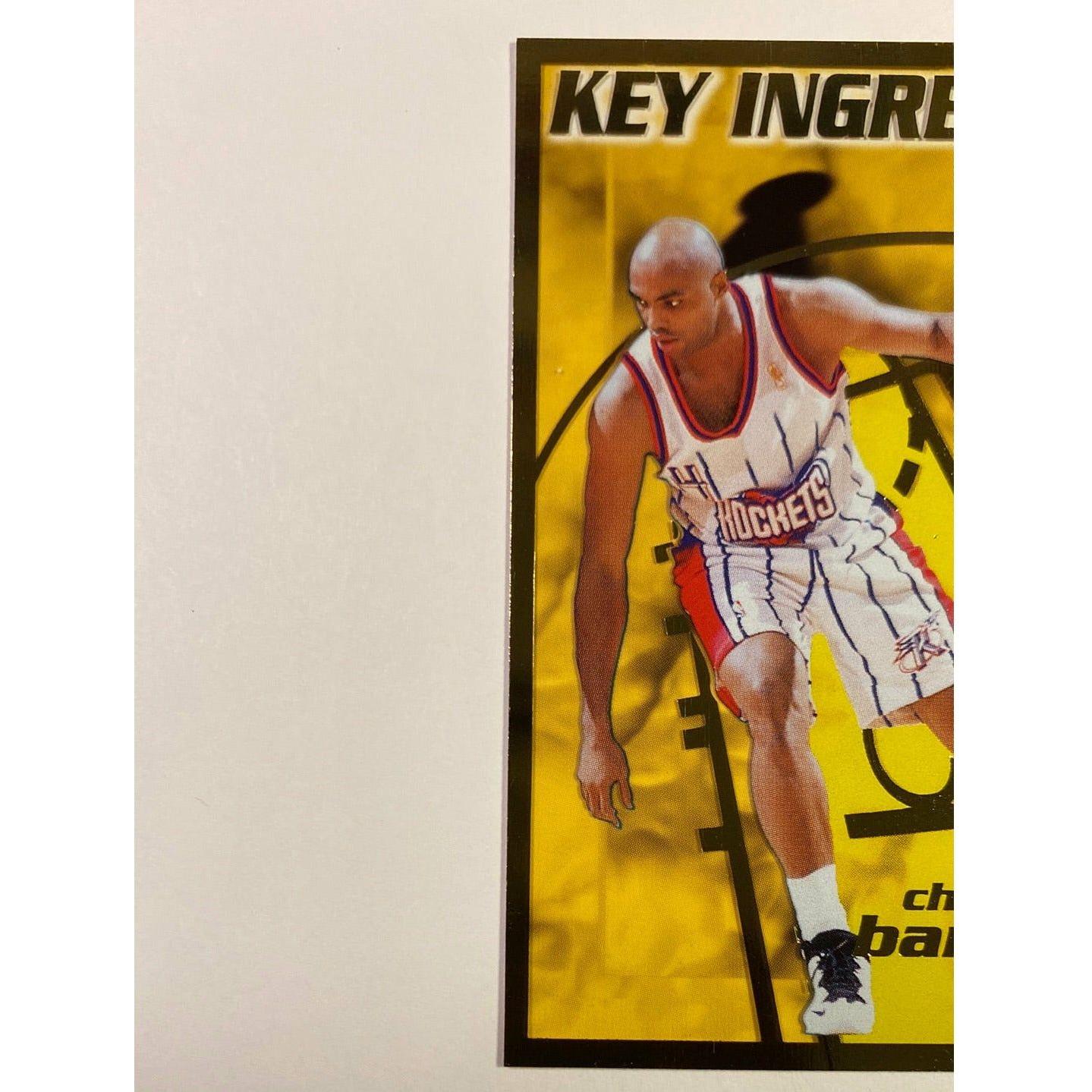 1997-98 Fleer Gold Charles Barkley Key Ingredient Clear Cut