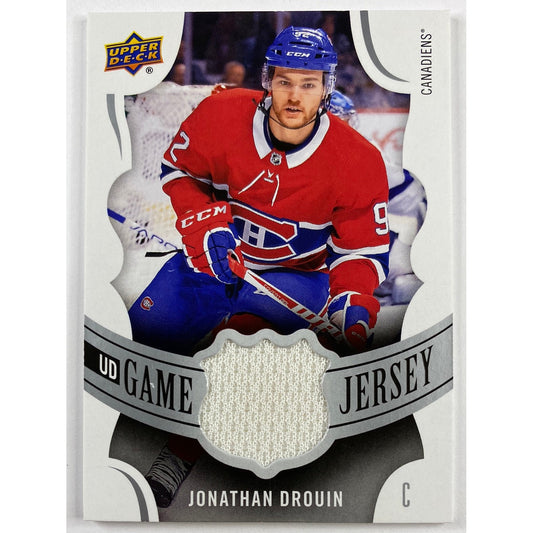 2018-19 Upper Deck Series 2 Jonathan Drouin UD Game Jersey