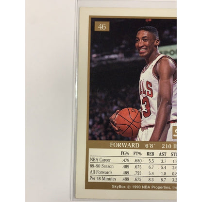  1990 Skybox Scottie Pippen Base #46  Local Legends Cards & Collectibles