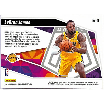 2019-20 Mosaic Lebron James Give and Go-Local Legends Cards & Collectibles