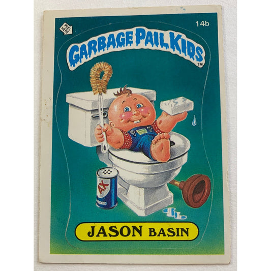 1985 Topps Garbage Pail Kids Jason Basin Die Cut