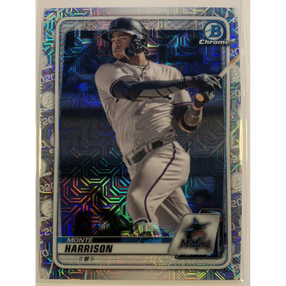  2020 Bowman Chrome Monte Harrison Mojo Refractor  Local Legends Cards & Collectibles