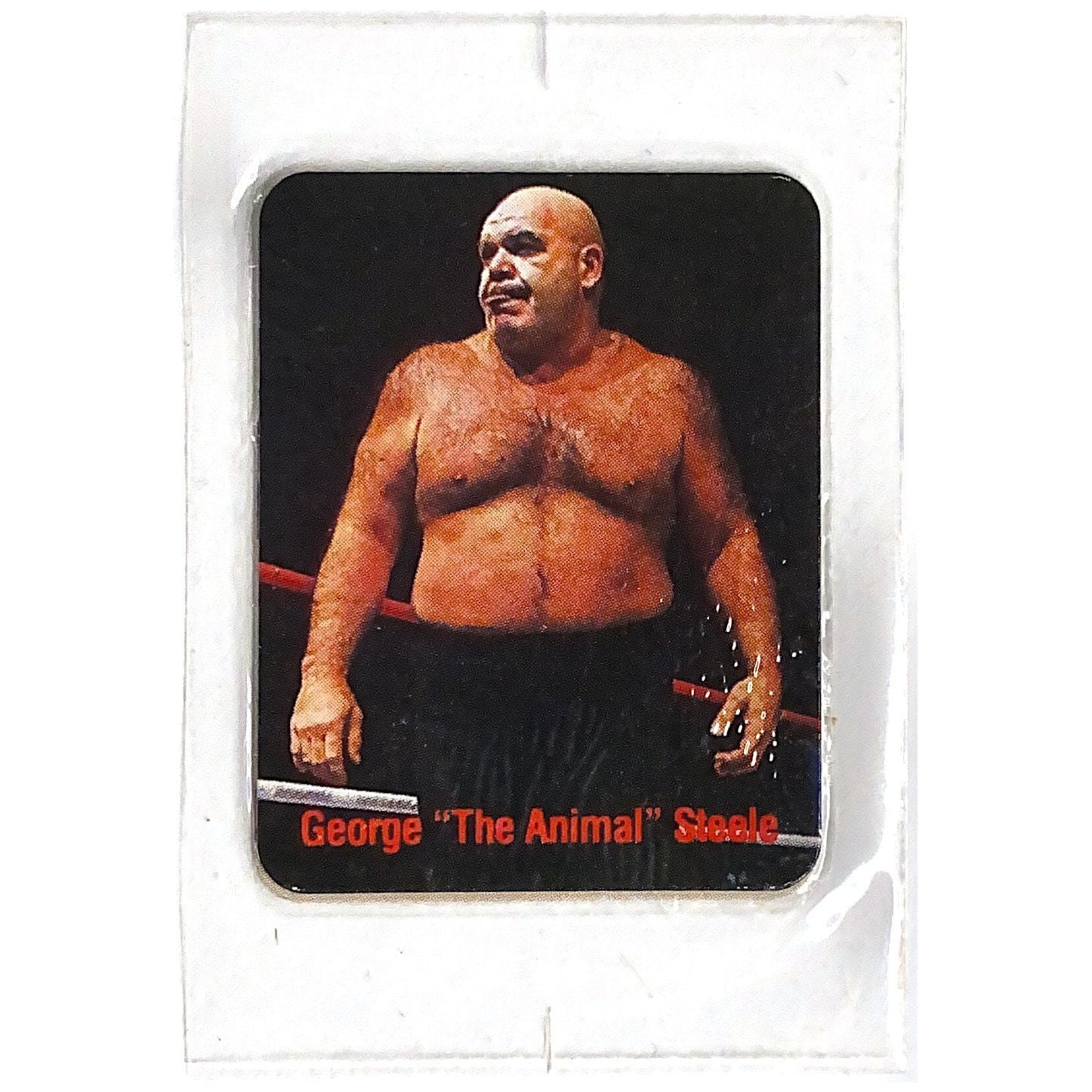  1988 Borden Titan Sports WWF The Tag Team of the Year George “The Animal” Steele  Local Legends Cards & Collectibles