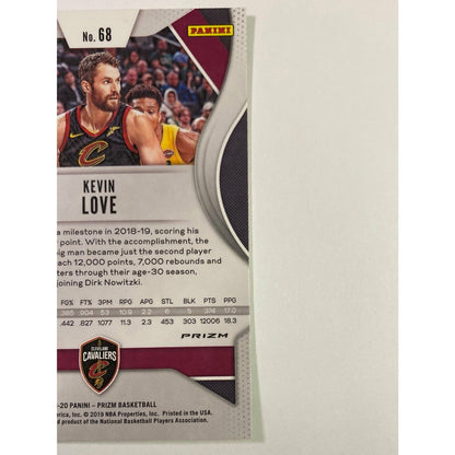 2019-20 Panini Prizm Kevin Love Green Holo Prizm