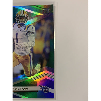  2020 Donruss Elite Kristian Fulton RC Green Foil Parallel  Local Legends Cards & Collectibles