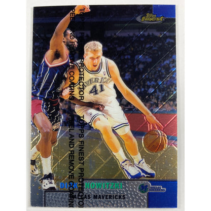 1999-00 Topps Finest Dirk Norwitzki Unpeeled