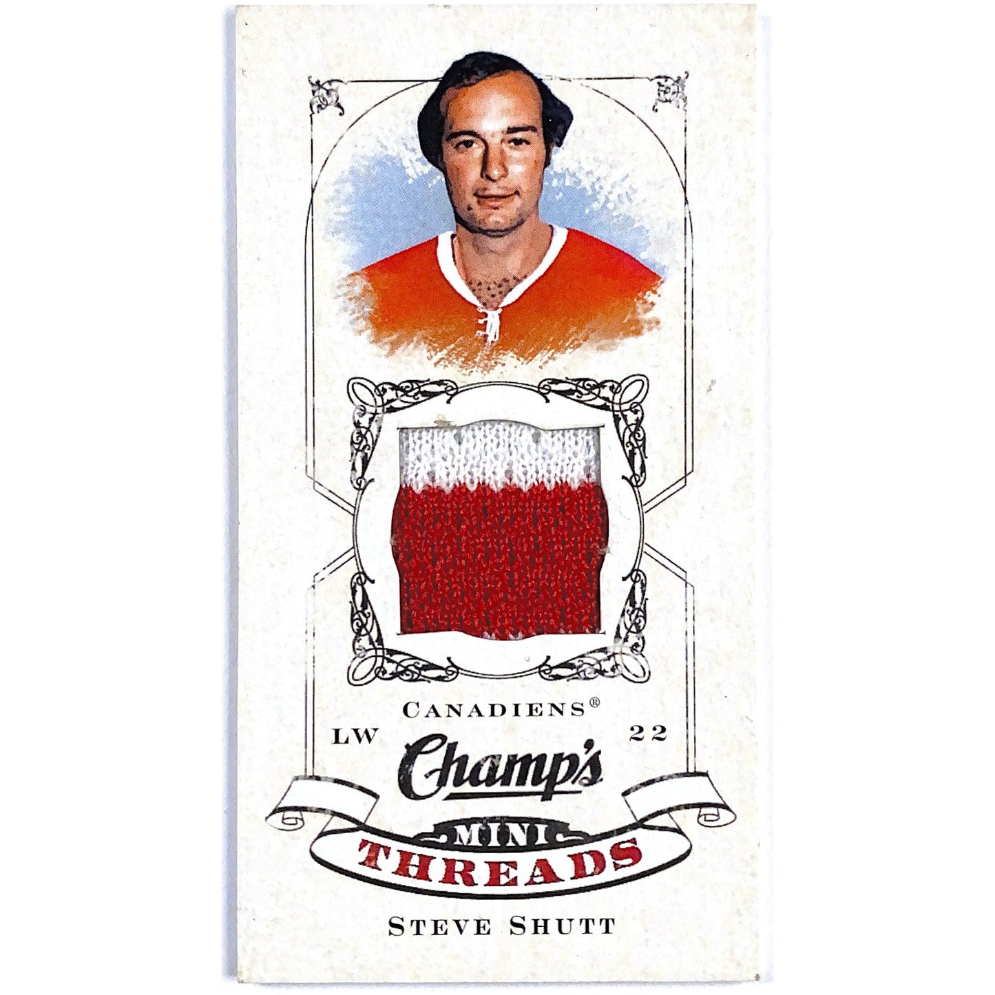 2008-09 Champs Steve Shutt Mini Threads Used Materials Patch