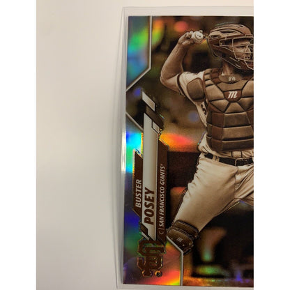  2020 Topps Chrome Buster Posey Sepia Refractor  Local Legends Cards & Collectibles