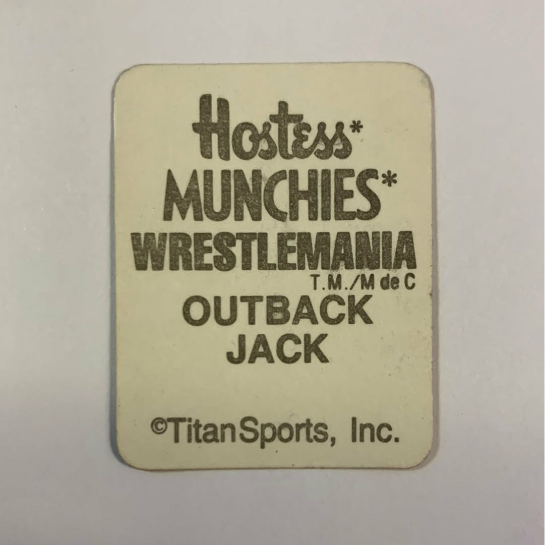  1987 Hostess Outback Jack Munchies Stickers  Local Legends Cards & Collectibles