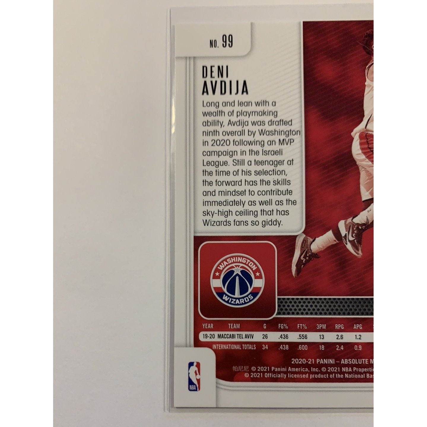  2020-21 Panini Absolute Memorabilia Deni Avdija RC  Local Legends Cards & Collectibles