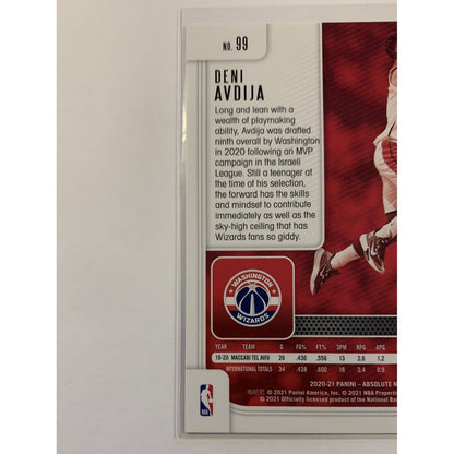  2020-21 Panini Absolute Memorabilia Deni Avdija RC  Local Legends Cards & Collectibles