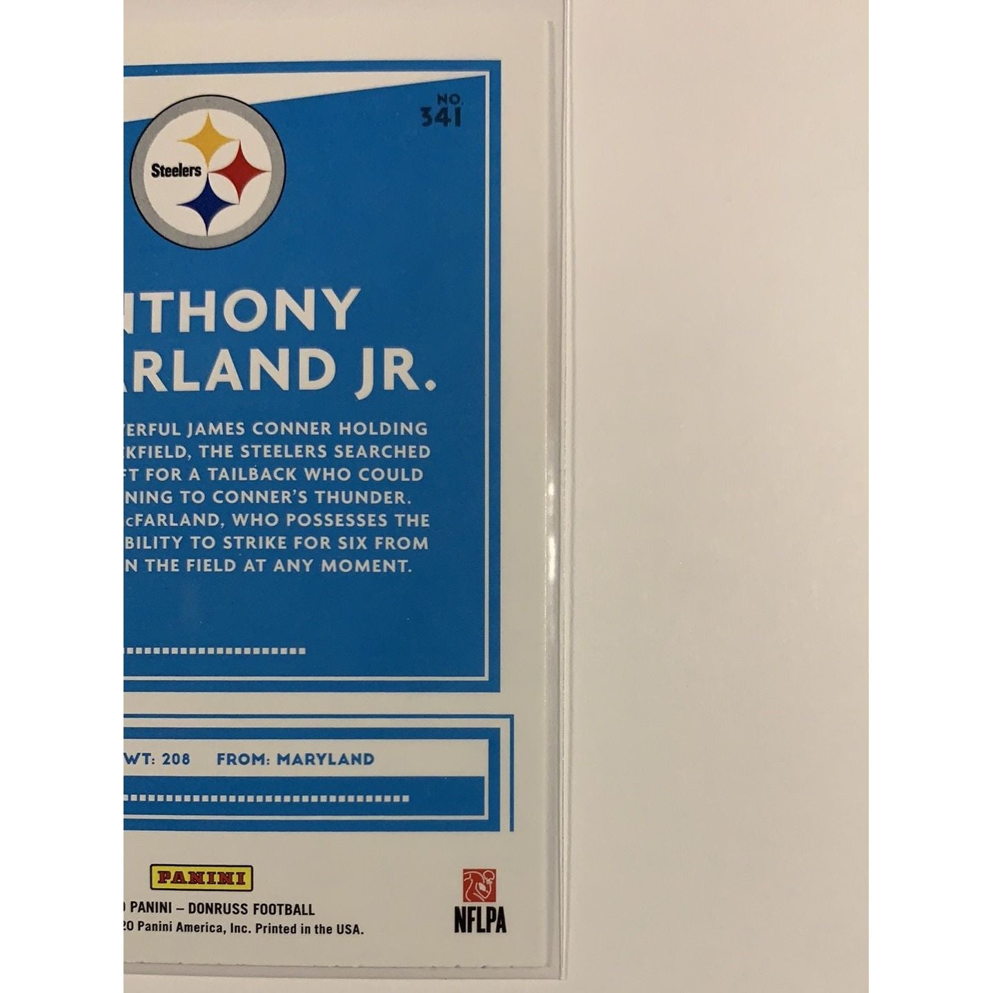  2020 Donruss Anthony McFarland Jr. Rated Rookie  Local Legends Cards & Collectibles