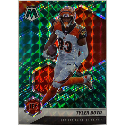 2021 Mosaic Tyler Boyd Green Mosaic Prizm