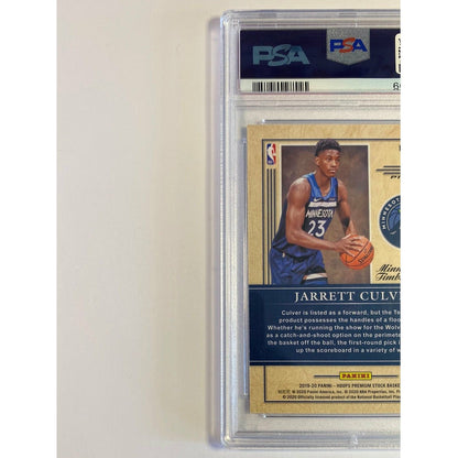 2019 Hoops Premium Stock Jarrett Culver Class Of 2019 Holo #3 PSA GEM MT 10