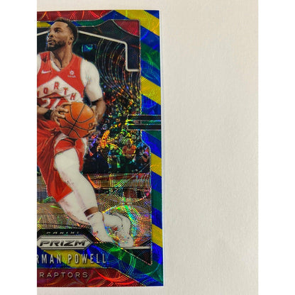 2019-20 Panini Prizm Norman Powell Yellow Red Green Blue Prizm