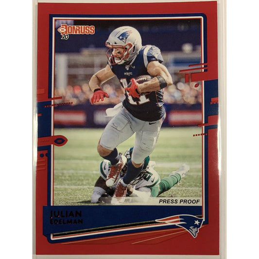  2020 Donruss Julian Edelman Red Press Proof  Local Legends Cards & Collectibles