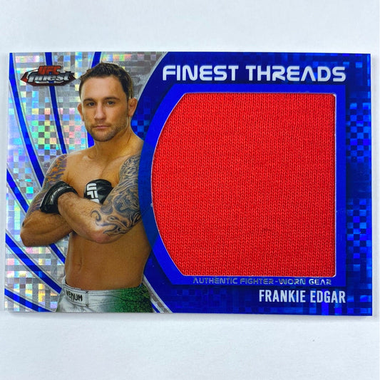 2012 Topps Finest Frankie “The Answer” Edgar Jumbo Finest Threads Blue X-Fractor /188