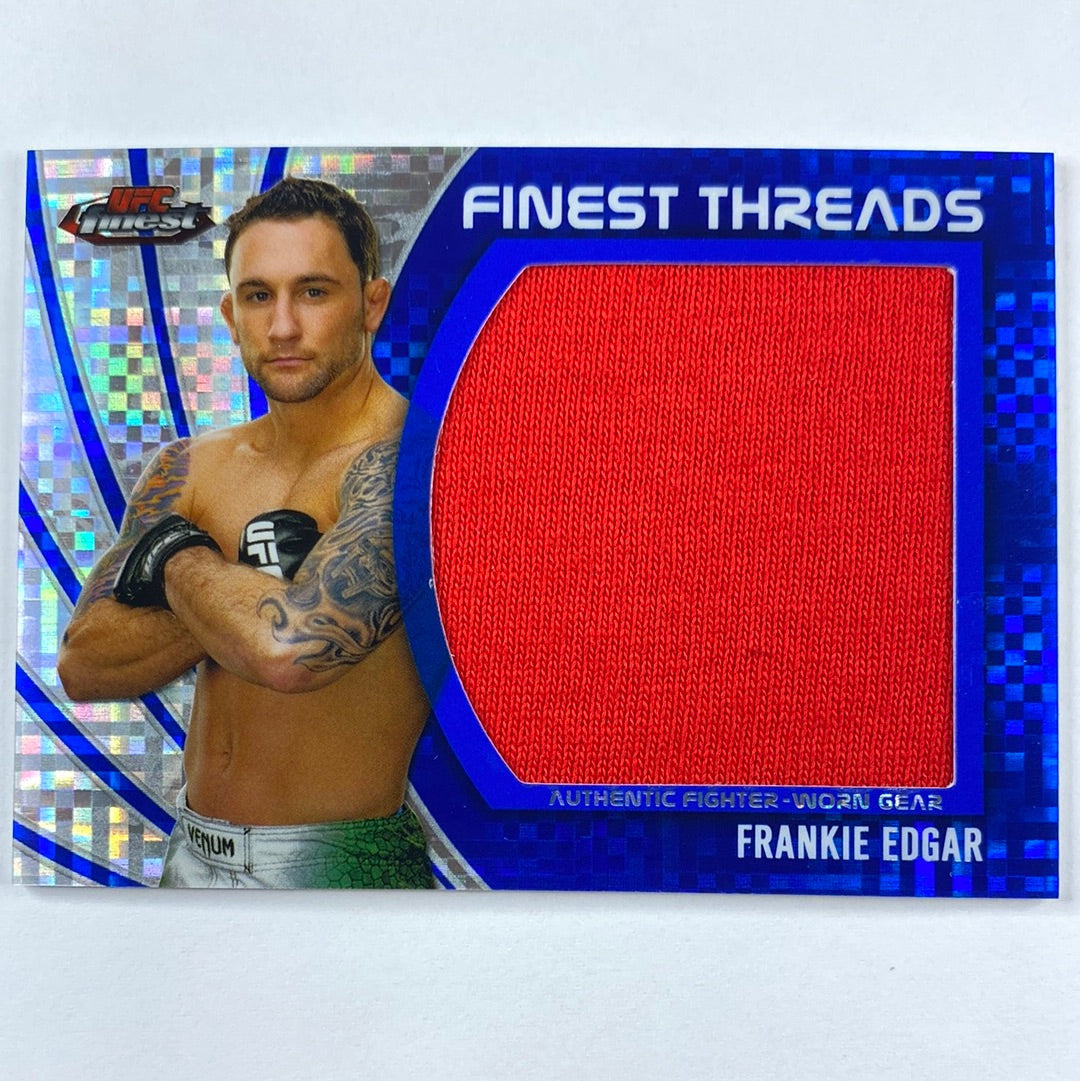 2012 Topps Finest Frankie “The Answer” Edgar Jumbo Finest Threads Blue X-Fractor /188