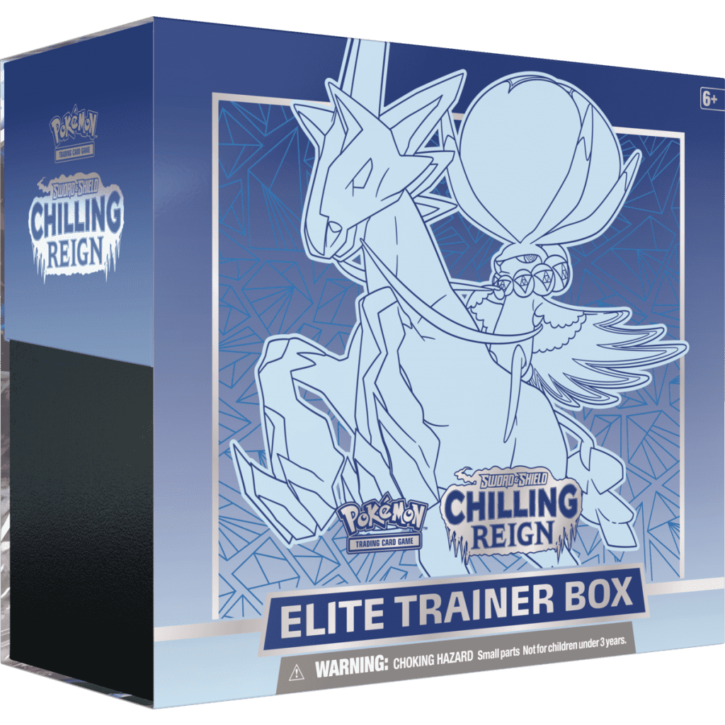  Pokémon Chilling Reign Ice Rider Calyrex Elite Trainer Box  Local Legends Cards & Collectibles