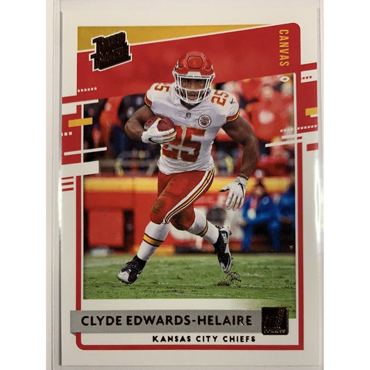  2020 Donruss Clyde Edwards-Helaire Canvas Rated Rookie  Local Legends Cards & Collectibles