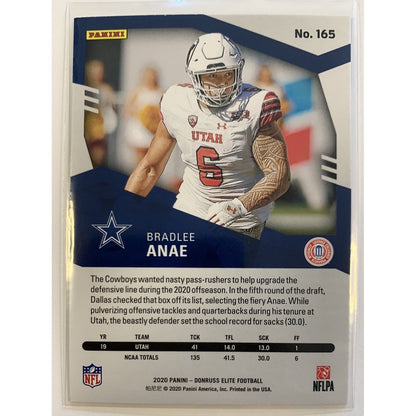  2020 Donruss Elite Bradlee Anae RC Pink Parallel DAMAGED  Local Legends Cards & Collectibles