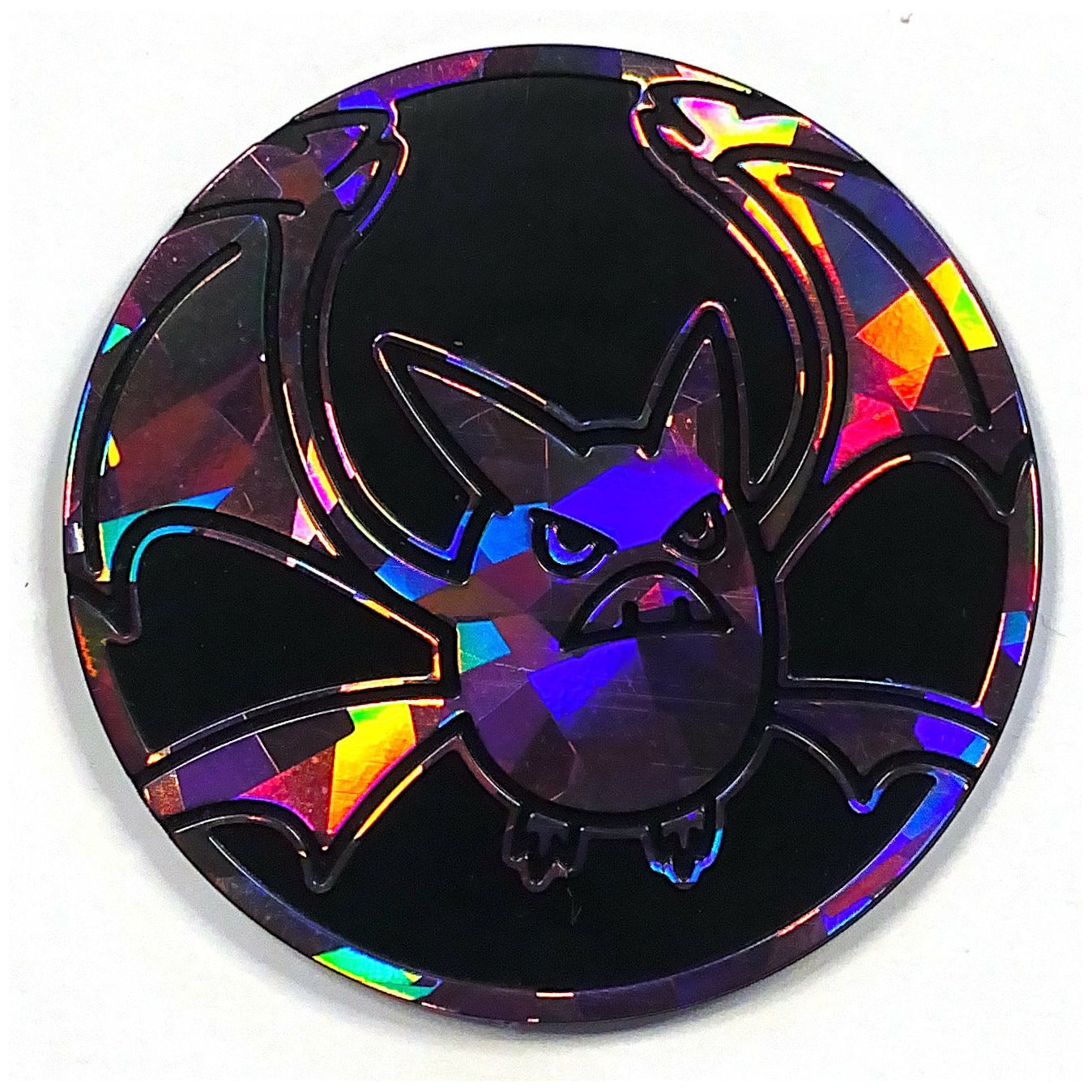 2021 Shining Fates Crobat VMAX Premium Collection Pink Cracked Ice Holofoil Large Coin
