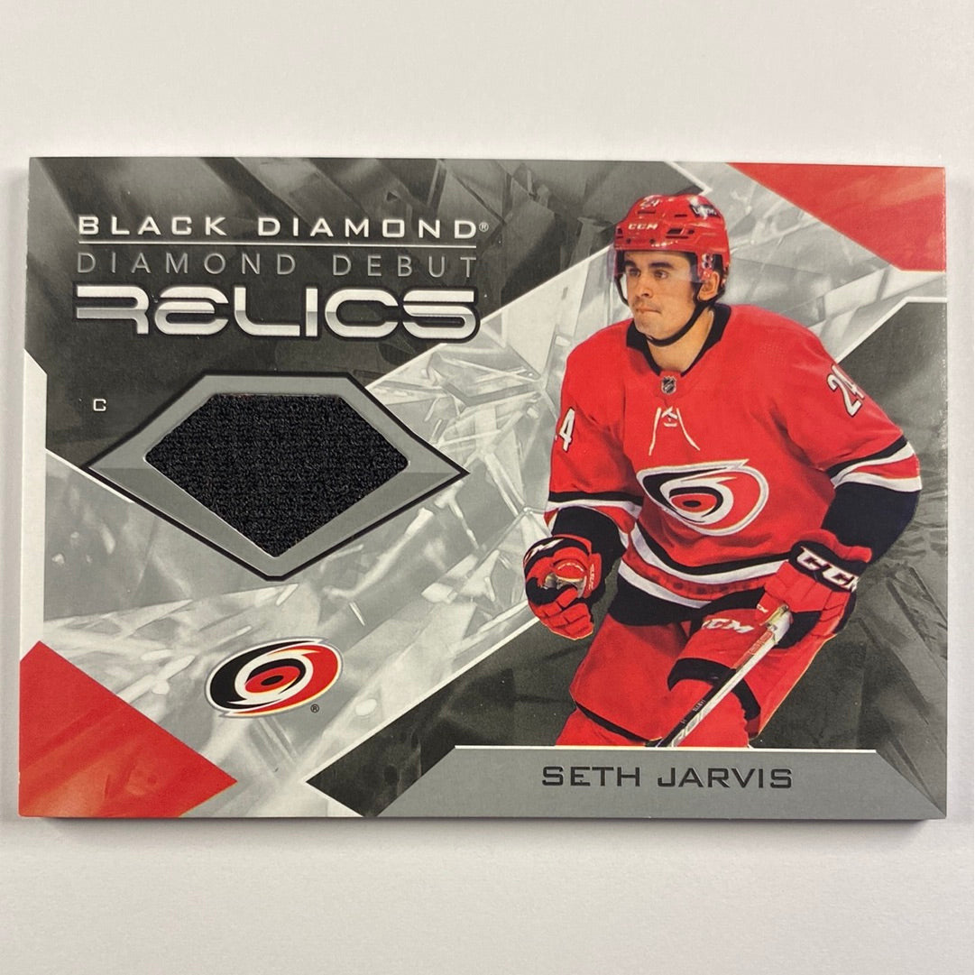 2021-22 Black Diamond Seth Jarvis Diamond Debut Relics