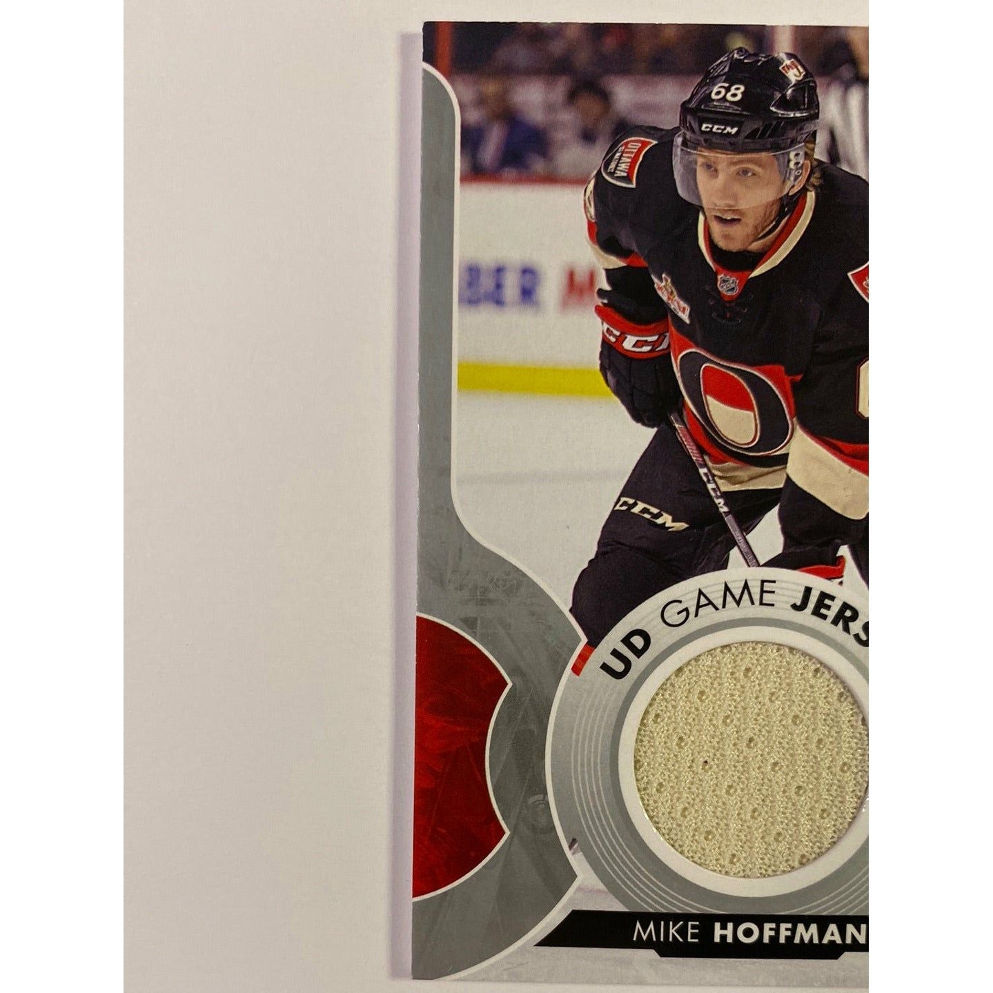 2017-18 Upper Deck Series 1 Mike Hoffman UD Game Jersey