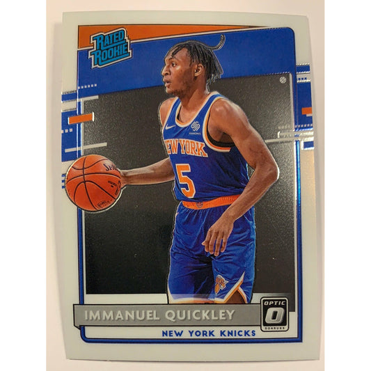  2020-21 Donruss Optic Immanuel Quickley Rated Rookie  Local Legends Cards & Collectibles