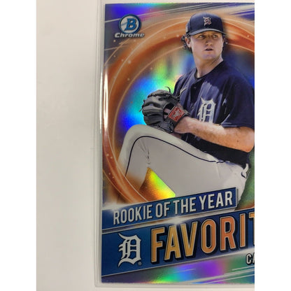  2020 Bowman Chrome Casey Mize Rookie of the Year Favorites  Local Legends Cards & Collectibles