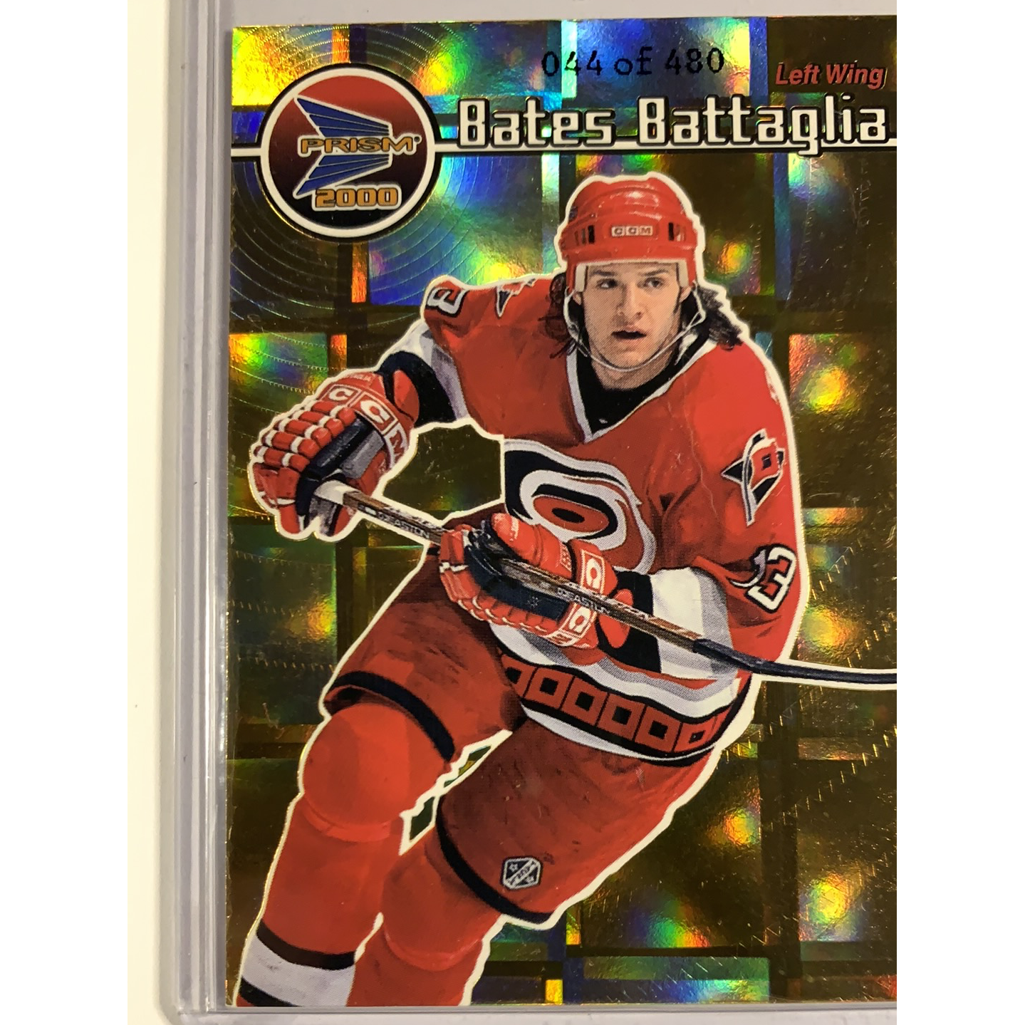  2000-01 Pacific Prism Bates Battaglia Mirror Gold /480  Local Legends Cards & Collectibles