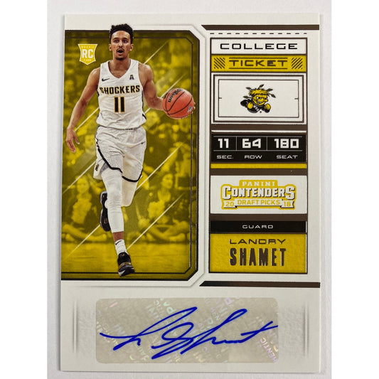 2018 Contenders Draft Picks Landry Shamet College Ticket Auto