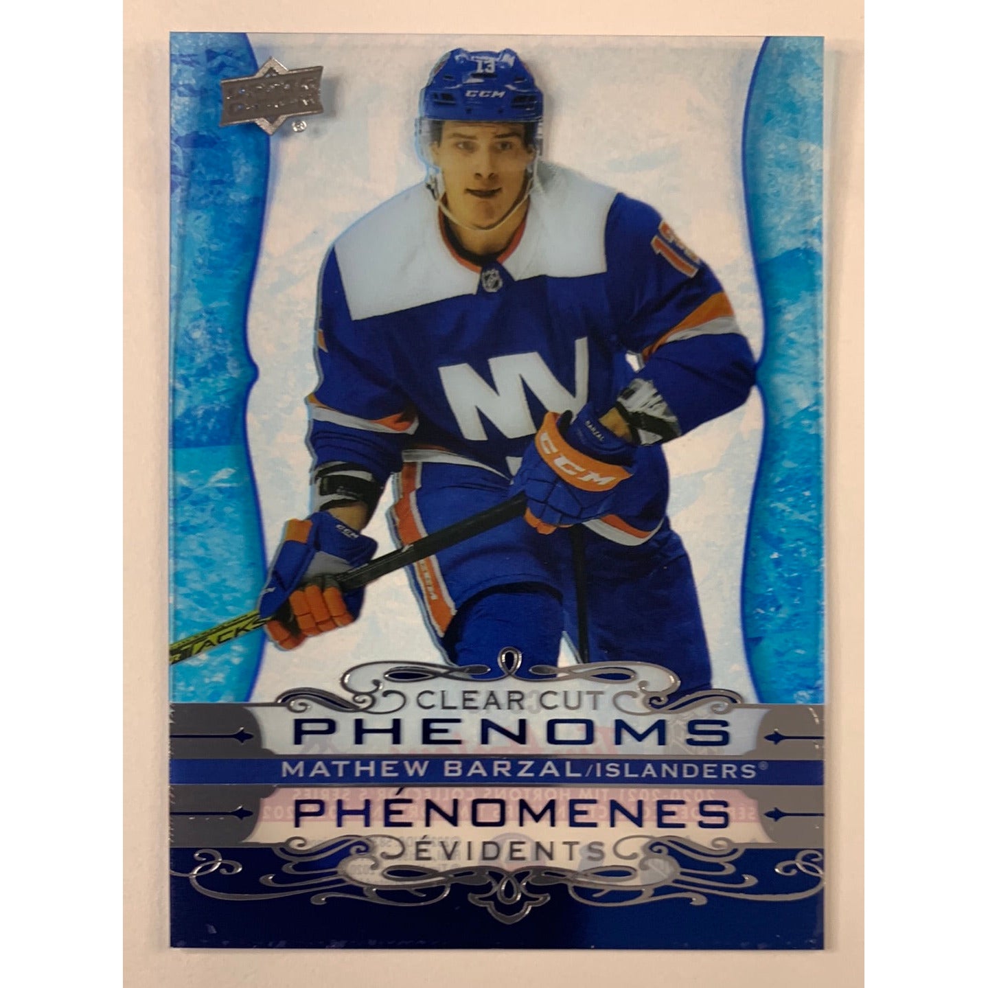 2020-21 Tim Hortons Mathew Barzal Clear Cut Phenoms