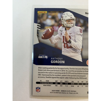  2020 Donruss Elite Anthony Gordon RC Green Foil  Local Legends Cards & Collectibles