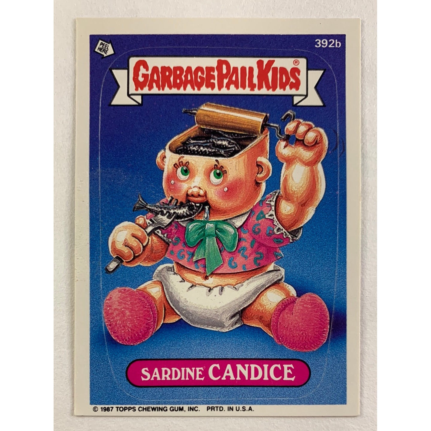 1987 Topps Garbage Pail Kids Sardine Candice Die Cut | Local Legends Cards & Collectibles