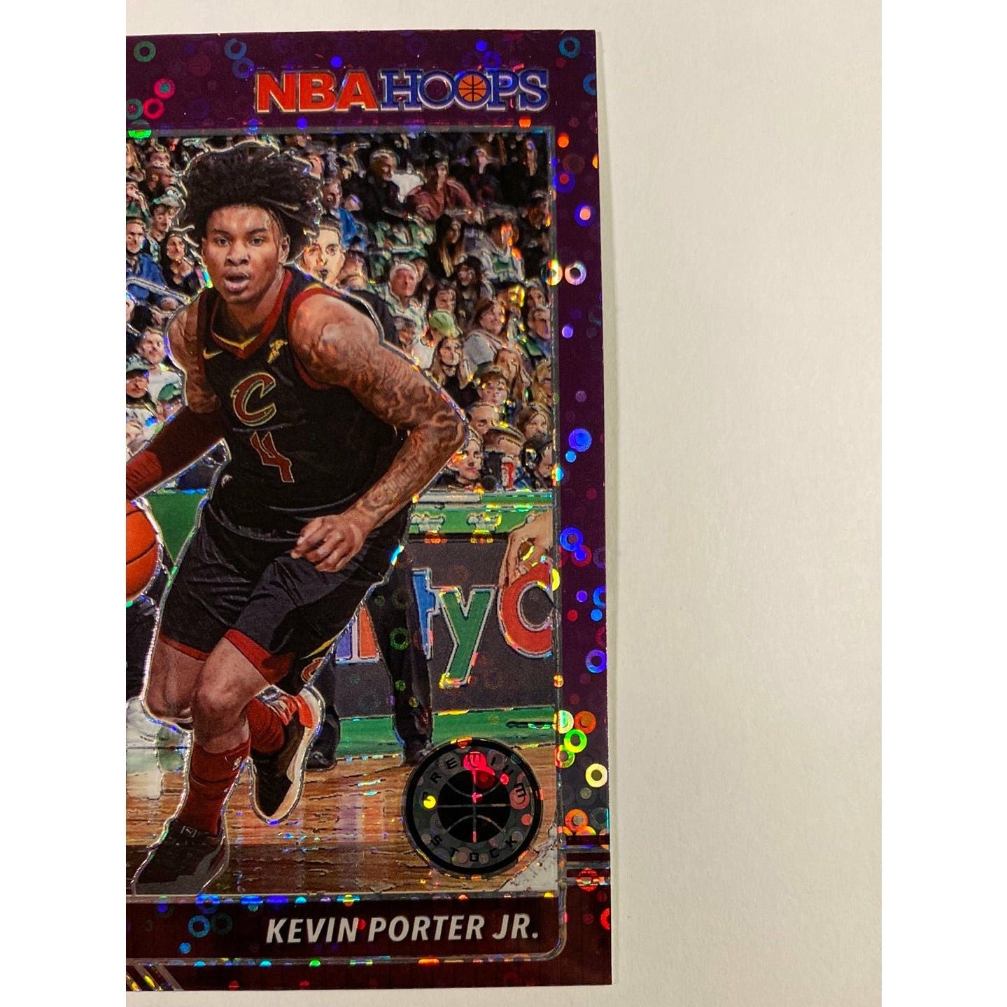 2019-20 Hoops Premium Stock Kevin Porter Jr Purple Fast Break Prizm RC