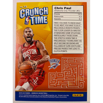  2019-20 Donruss Chris Paul Crunch Time  Local Legends Cards & Collectibles