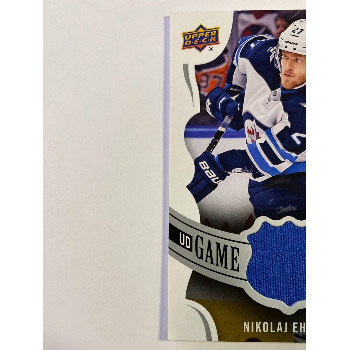2018-19 Upper Deck Series 1 Nikolaj Ehlers UD Game Jersey