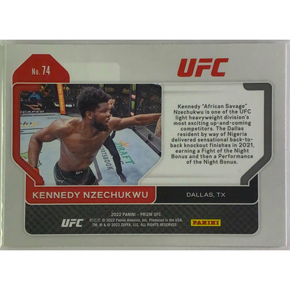 2022 Panini Prizm Kennedy Nzechukwu RC