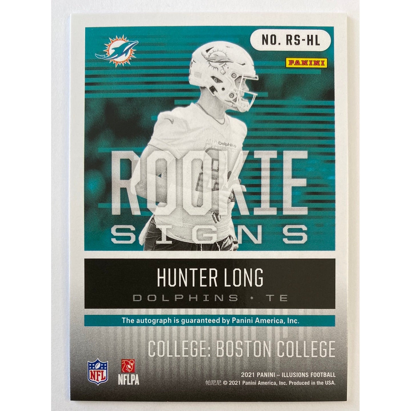 2021 Illusions Hunter Long Rookie Signs