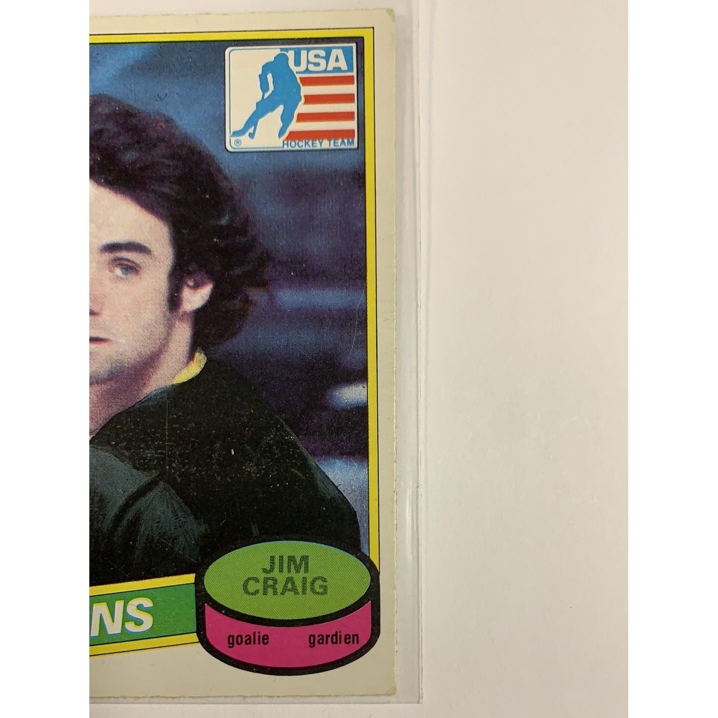  1980-81 O-Pee-Chee Jim Craig Team USA Insert  Local Legends Cards & Collectibles