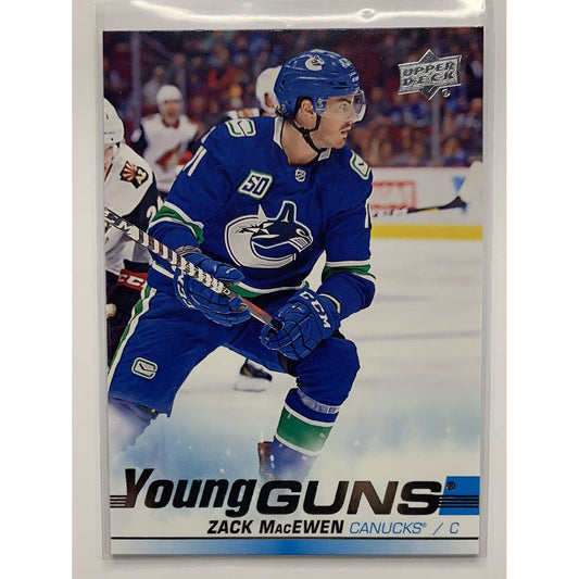  2019-20 Upper Deck Series 1 Zack Macewen Young Guns  Local Legends Cards & Collectibles