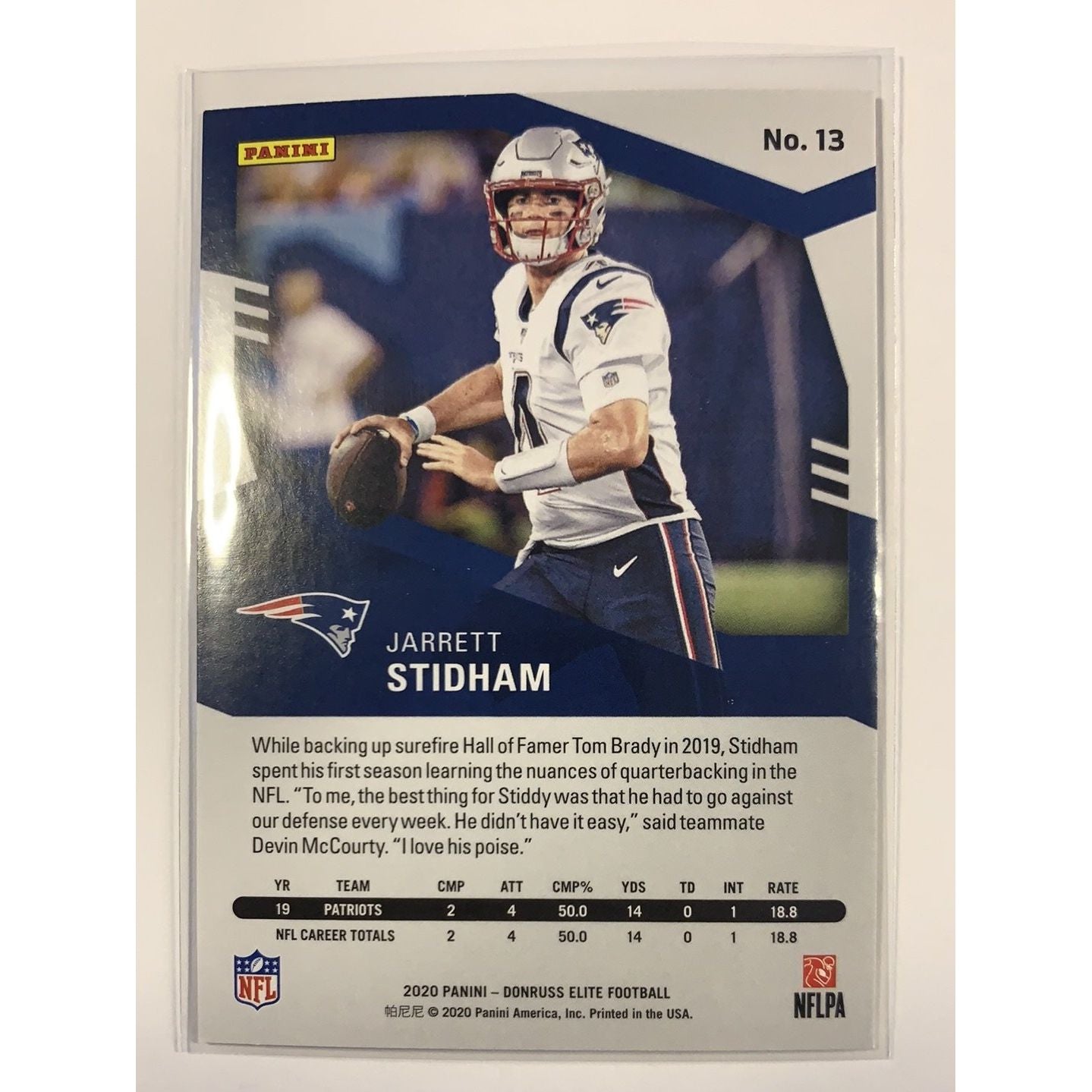  2020 Donruss Elite Jarred Stidham Pink Parallel  Local Legends Cards & Collectibles