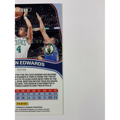 2019-20 Chronicles Marquee Carsen Edwards Pink Parallel RC