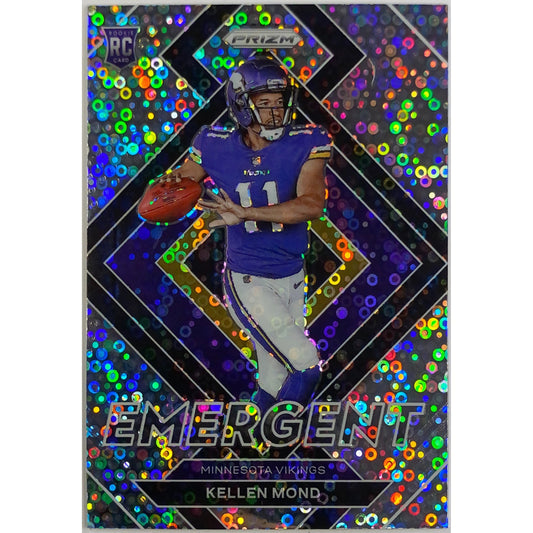 2021 Panini Prizm Kellen Mond Emergent Disco Prizm RC