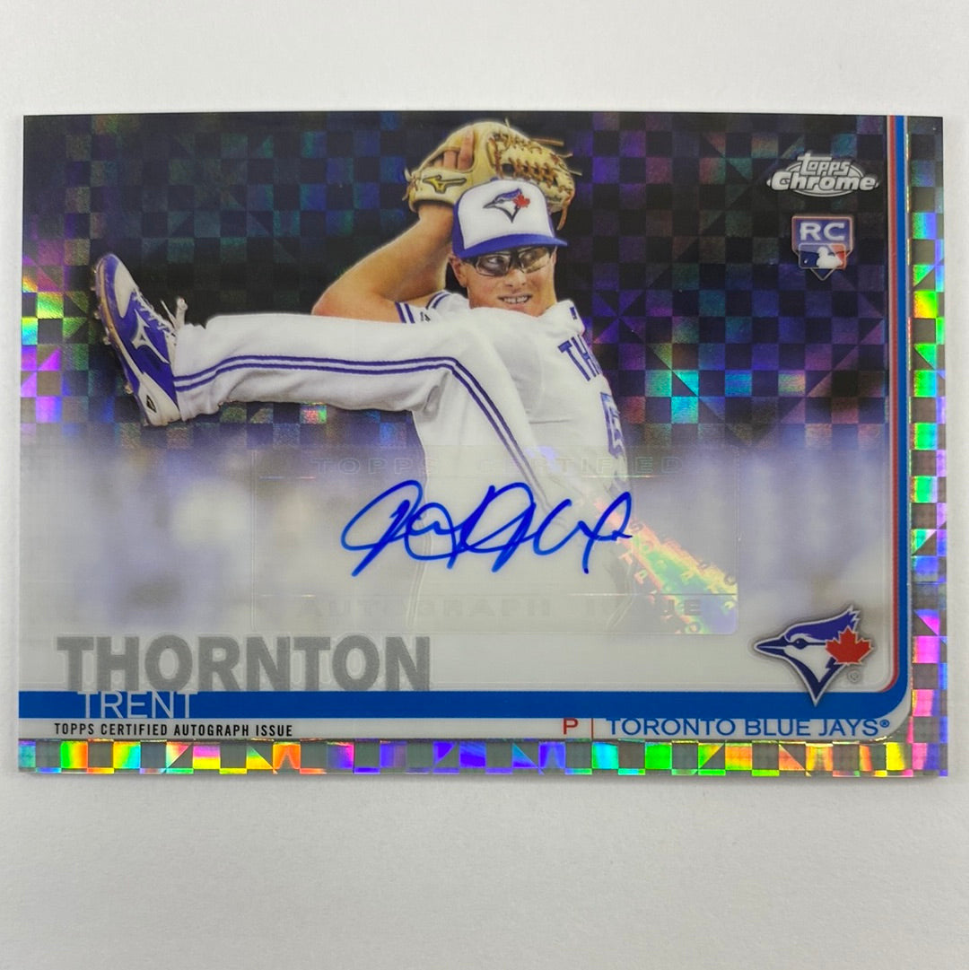 2019 Topps Chrome Trent Thornton X-Fractor RC Auto /125