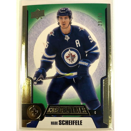  2019-20 Credentials Mark Scheifele Green Parallel /99  Local Legends Cards & Collectibles