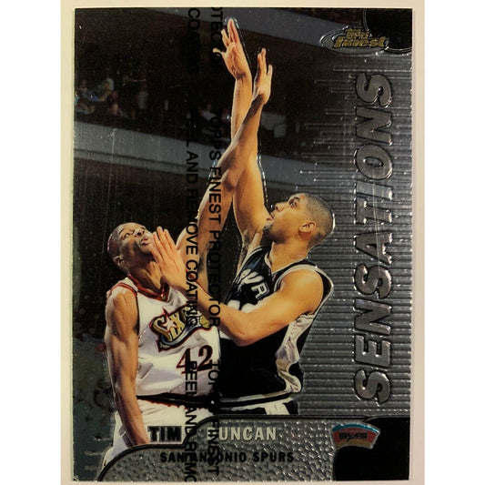  1999-00 Topps Finest Tim Duncan Sensations  Local Legends Cards & Collectibles